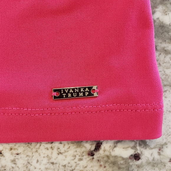 Ivanka Trump Keyhole Tank Top Pink - Picture 6 of 6